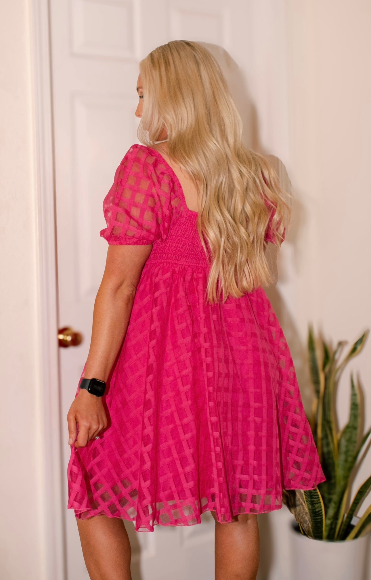 pink color party wear dress Shiny Pink Straps A-Line Evening Party Dress Sweet Birthday Dress, DP2 DSProm