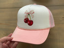 Pink Cherry Bomb Trucker hat