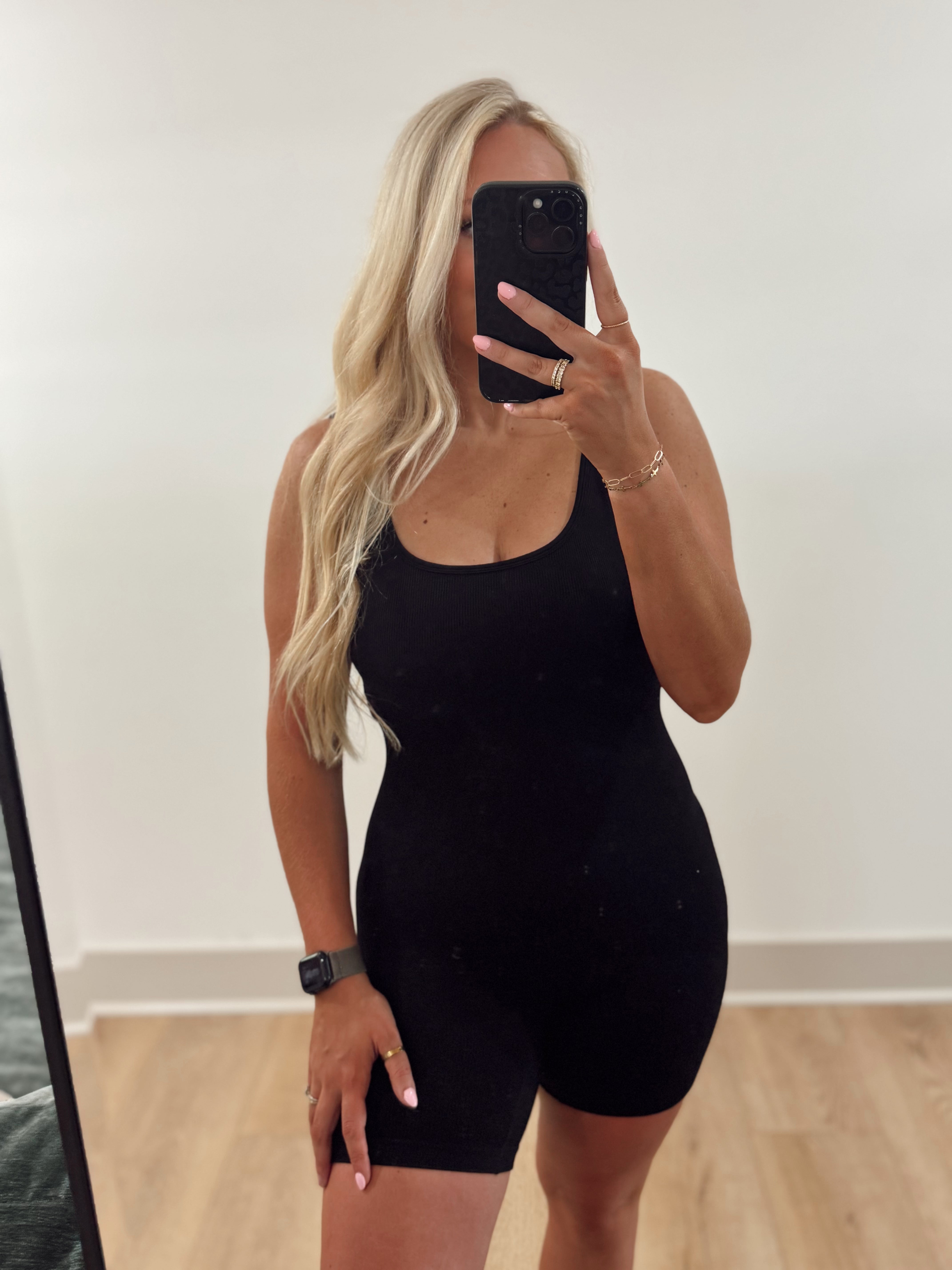 Slim Black Body Suit