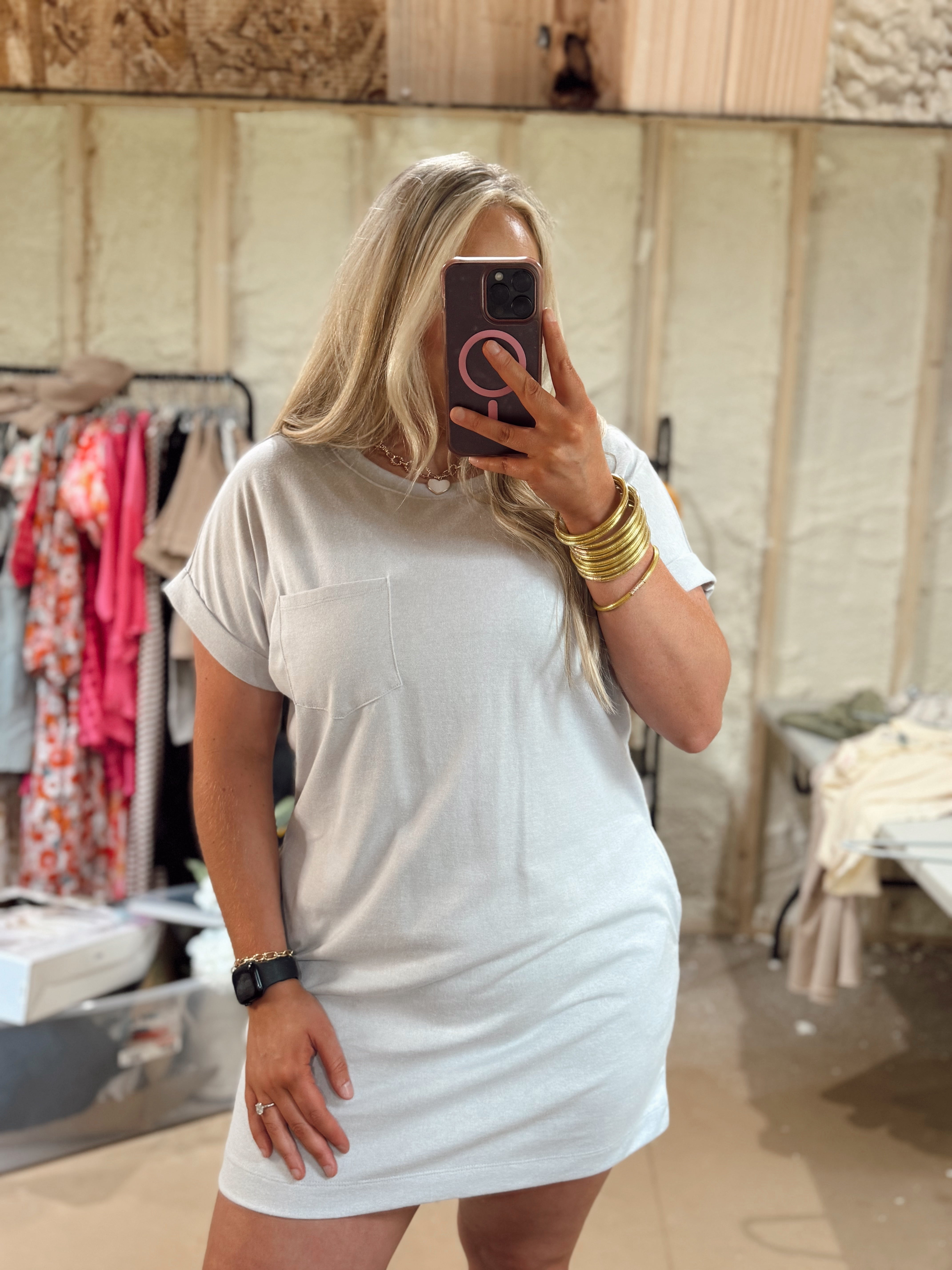 Intern Grey T-Shirt Dress