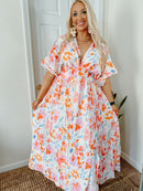 Multi Color Floral Maxi